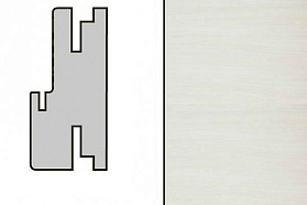 Коробка телескопическая с уплотнителем 40х85х2150 для дверей Profil Doors серия Z Кроскут ясень белый (+2петли Eclipse AGB)